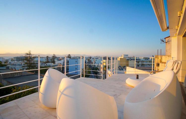 Panoramic View - Penthouse Apartment Rhodes City Exterior foto